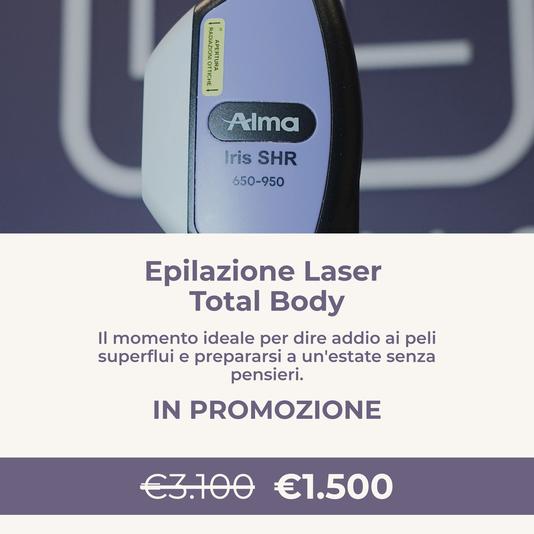 Epilazione Laser Total Body